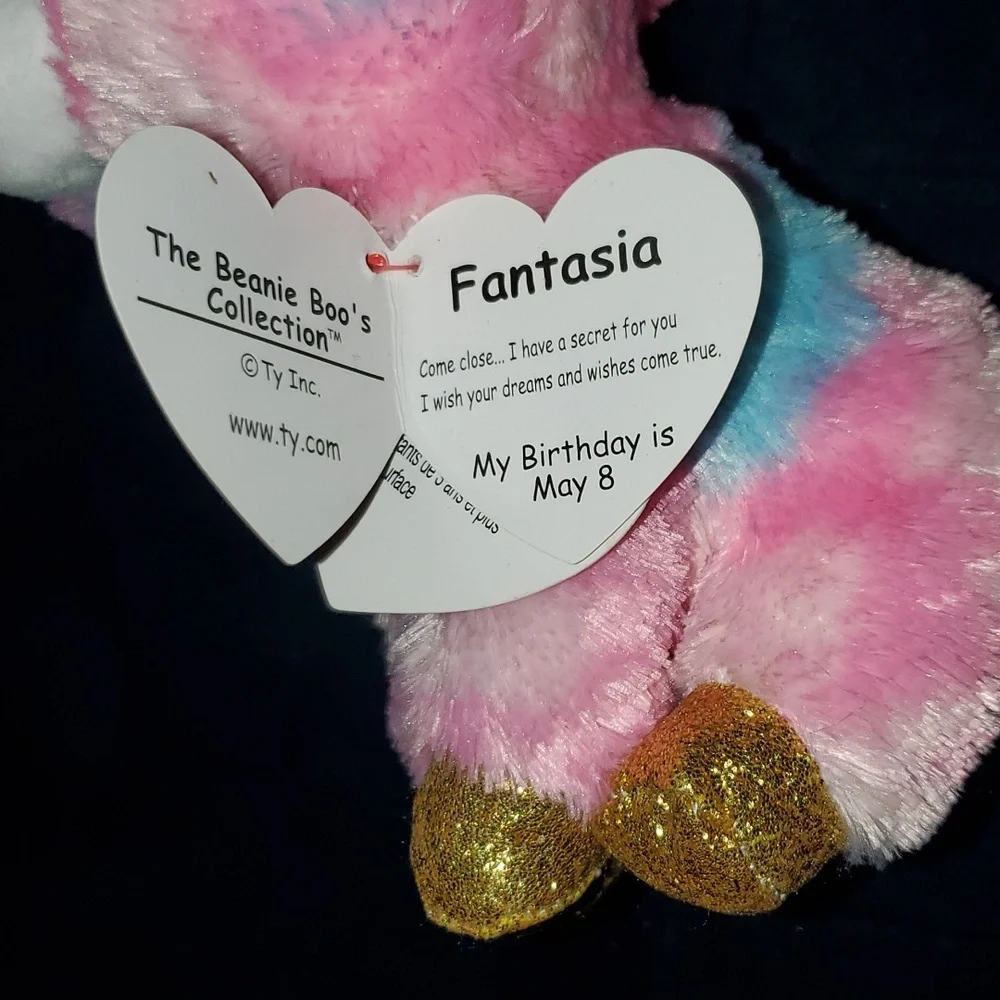 NEW Fantasia unicorn Beanie Boo 🦄 - Picture 7 of 7